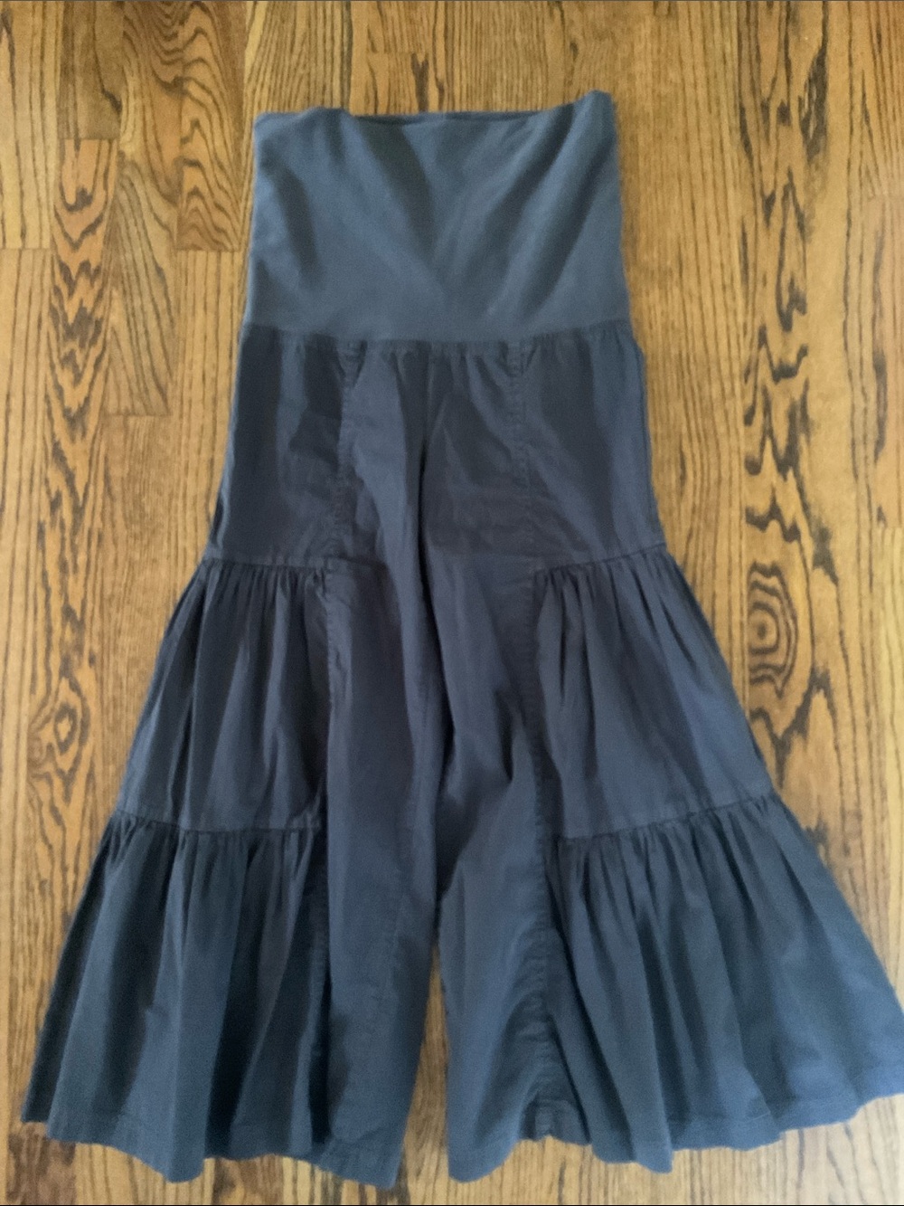 Cotton navy blue super casual fun pants - Picture 3 of 3